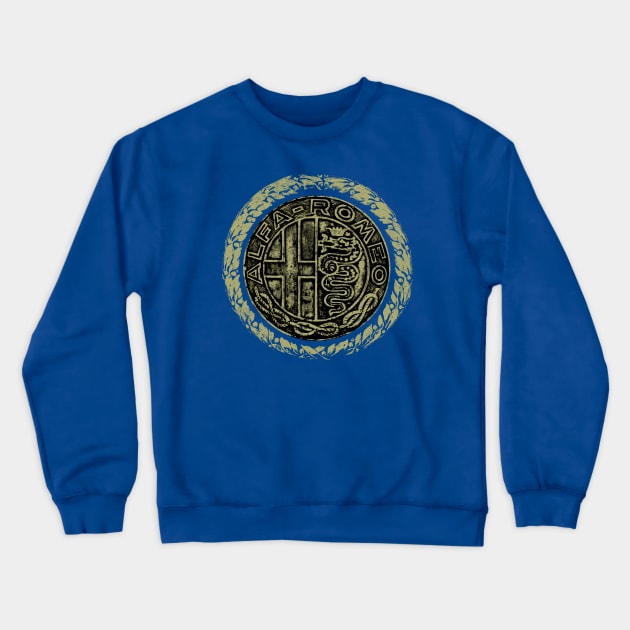 Alfa Romeo 3 Crewneck Sweatshirt by Midcenturydave